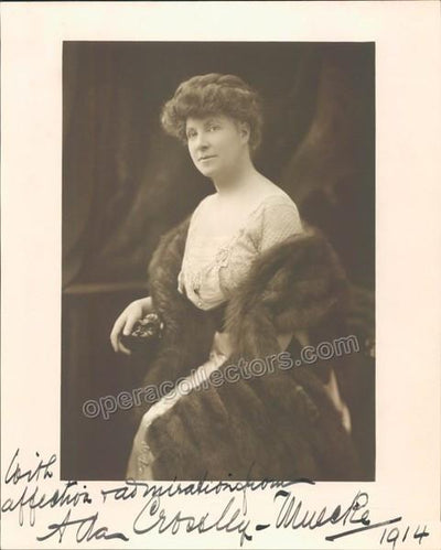 Crossley, Ada - Signed Photo 1914