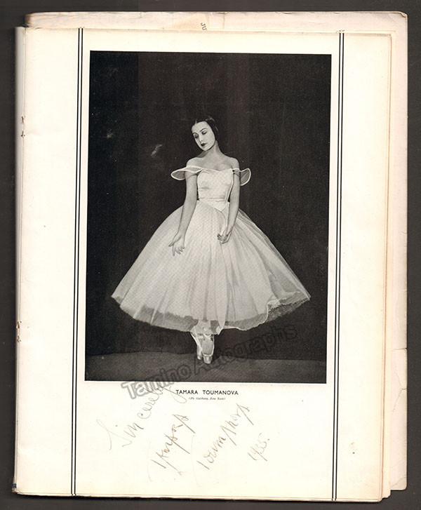 De Basil's Ballets Russes - Large Signed Program 1935 – Tamino