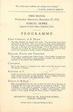 Dupre, Marcel - Courboin, Charles - Organ Recitals Program 1922-23