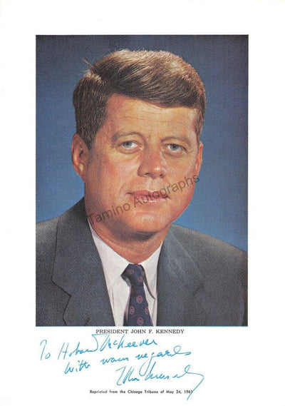 Kennedy, John F. - Signed Photograph