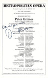 Metropolitan Opera Conductors - Lot of 27 Signed Cast Pages