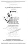 Metropolitan Opera Conductors - Lot of 27 Signed Cast Pages