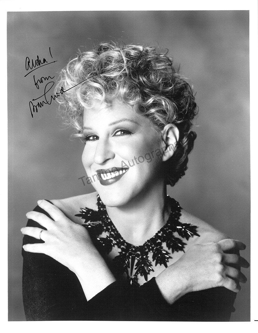 Midler, Bette - Signed Photograph – Tamino