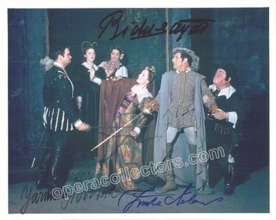 Milanov, Zinka - Sayao, Bidu - Novotna, Jarmila - Triple signed photo in Don Giovanni