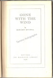 Mitchell, Margaret - Signed Book "Gone with the Wind" First Edition