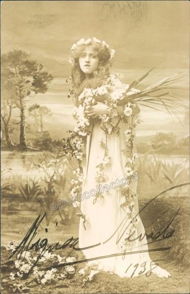 Nevada, Mignon - Signed photo as Ophelia