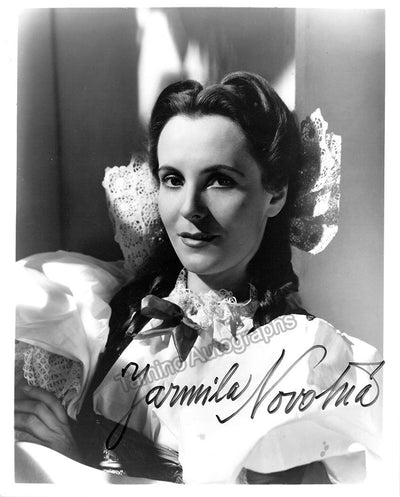 Novotna, Jarmila - Signed Photo in Bartered Bride