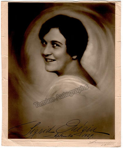 Onégin, Sigrid - Large Signed Photo 1929