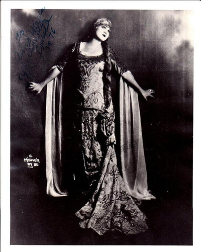 Ponselle, Rosa - Signed photo as Gioconda