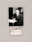 Rachmaninoff, Sergei - Signature and Photo Matted