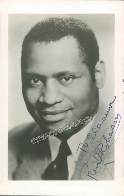 Robeson, Paul - Signed Photo