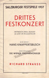 Salzburg Festival - Program Lot 1935-1938