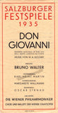 Salzburg Festival - Program Lot 1935-1938