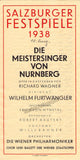 Salzburg Festival - Program Lot 1935-1938