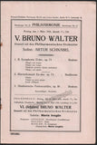 Schnabel, Artur - Berlin Program Lot 1926-1932 Bruno Walter