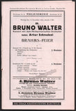 Schnabel, Artur - Berlin Program Lot 1926-1932 Bruno Walter