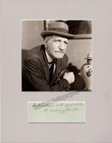 Smith, C. Aubrey - Signature and Photo Matted