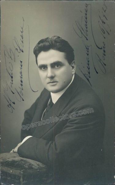 Stracciari, Riccardo - Signed Photo Postcard 1928