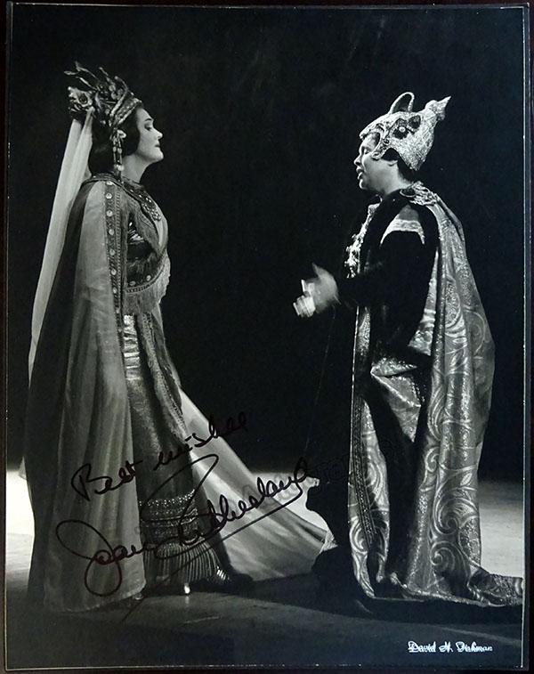 Joan Sutherland Autographs Authentic Items – Tamino