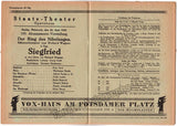 Szell, George - Lot of 4 Opera Programs 1925-1929