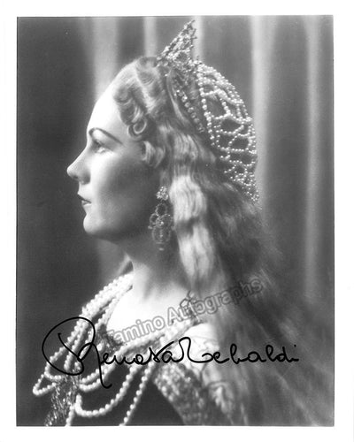 Tebaldi, Renata - Signed Photo Shown in Tannhauser