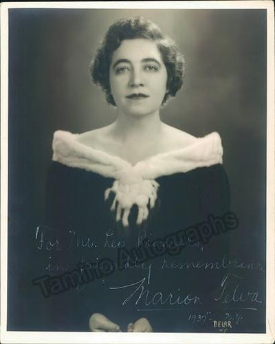 Telva, Marion - Signed photo