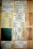 Theater - Large Program Clip Collection 1880-1925