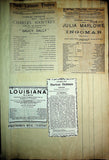 Theater - Large Program Clip Collection 1880-1925