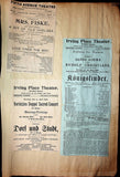 Theater - Large Program Clip Collection 1880-1925