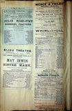 Theater - Large Program Clip Collection 1880-1925