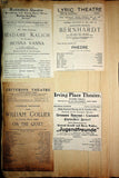 Theater - Large Program Clip Collection 1880-1925