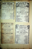 Theater - Large Program Clip Collection 1880-1925