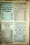 Theater - Large Program Clip Collection 1880-1925