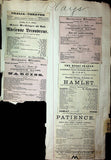 Theater - Large Program Clip Collection 1880-1925