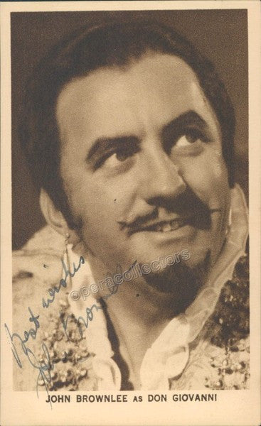 Brownlee, John - Signed photo as Don Giovanni