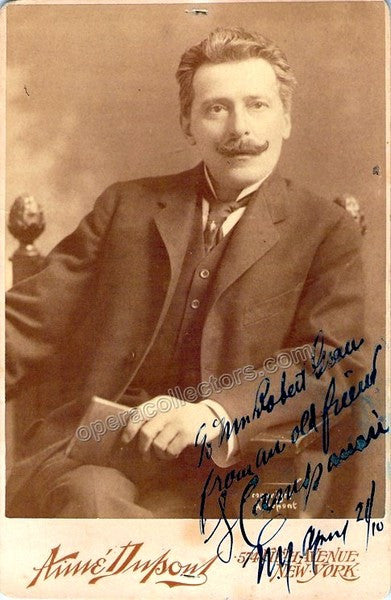 Campanari, Giuseppe - Signed Cabinet Photo, 1910