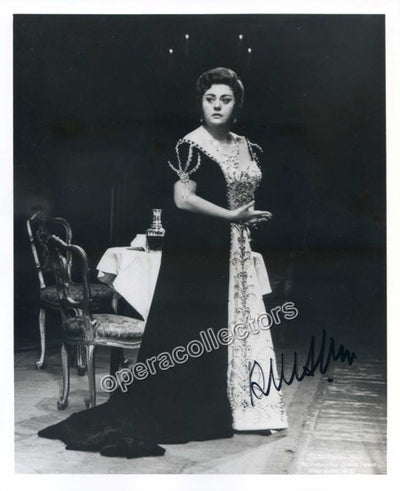 Crespin, Regine - Signed Photo as Tosca