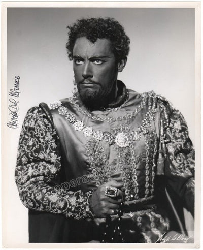 Del Monaco, Mario - Signed photo as Otello