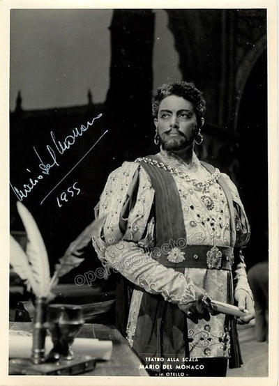 Del Monaco, Mario - Signed Photo as Otello