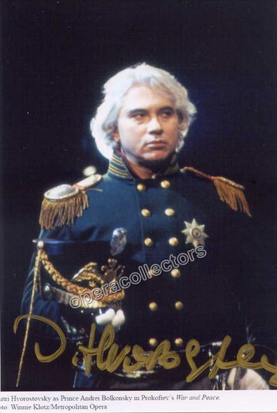 Hvorostovsky, Dimitri - Signed Photo as Prince Andrei