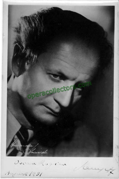 Kempff, Wilhelm - Signed photo