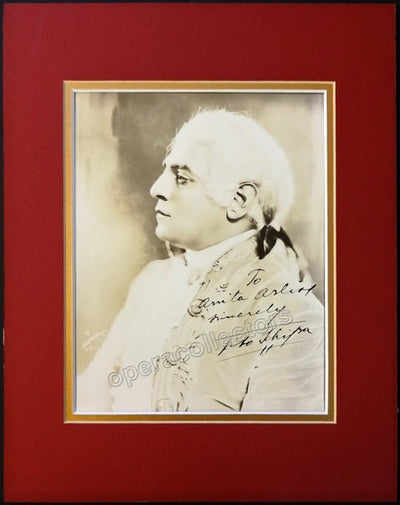 Schipa, Tito - Signed photo as Des Grieux