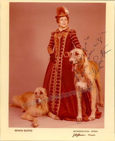 Scotto, Renata - Signed photo in Don Carlo