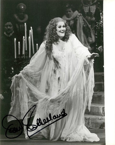 Sutherland, Joan - Signed photo as Lucia di Lammermoor – Tamino