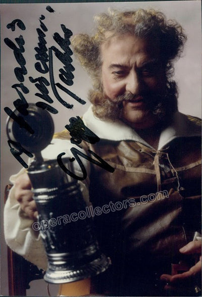 Taddei, Giuseppe - Signed Photo as Falstaff