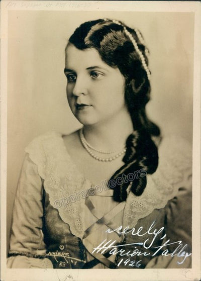 Talley, Marion - Signed Photograph in Role 1926