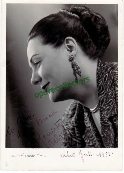 Tebaldi, Renata - Signed photo as herself